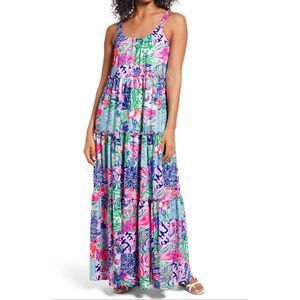 Lilly Pulitzer Women’s Loro Sleeveless Maxi Dress Size Large